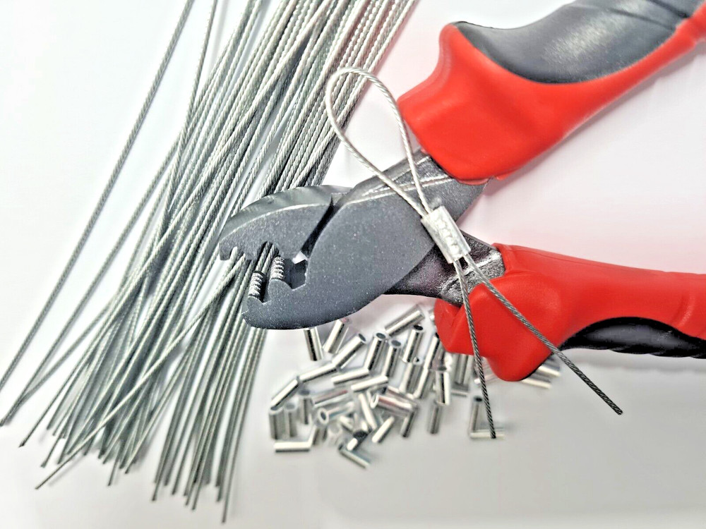 50 Pack ROUND ALUMINIUM TAMPER-PROOF SECURITY SEALS & HANDY SIZE CRIMP PLIERS