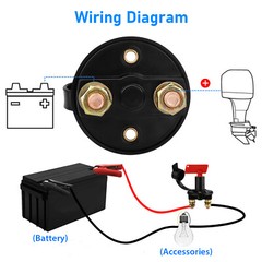 2X Battery Isolator Disconnect Cut Off Power Kill Switch for Car Truck Boat ATV