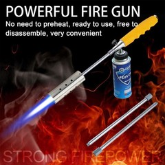 Propane Torch Weed Burner Blow Torch Flame Control Detachable Long Arm Outside