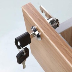 4Pack 3/4″ 1″ 1-1/8″ File Cabinet Cylinder Cam Lock With Keys for Drawer Mailbox