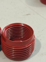 Lot of 10 RobRoy Plastibond 1″THREADED PVC-COATED CONDUIT NIPPLE