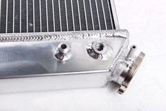 3 Rows Polished Aluminum Radiator For Chevy Corvette Blazer V8 Conversion.