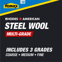 NEW Multi Grade Steel Wool 12 Pads Coarse Medium Fine for Surface Prep Work