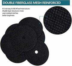 25PCS 3 inch Cut Off Wheels 1/4″ Arbor Die Grinder Metal Cutting Disc Blade Tool