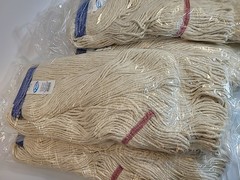 4 Pack Skyline Cedar Commercial #40 Extra Heavy Looped-End Mop Head – 97415-RD-N