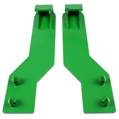For John Deere Quick Tach Bracket Tractor Loader Brackets Weld On Mounting Set