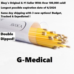 20 Silver Nitrate Sticks 6″ Caustic individual sticks, Double Dipped – EXP 2028