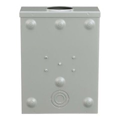 Schneider Square D UTRS101B 125A Ringless Overhead Meter Socket Box No Bypass