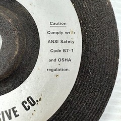Pearl Abrasive Co. A24S Silver Line Abrasive Wheel 4 Pieces 7″ x 1/4″ x 7/8″