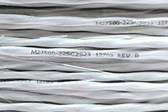 600ft Aerospace Dual Conductor 22AWG Wire ETFE Insulation and Silver Copper Core