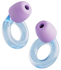 Loop Engage Kids 2 Ear Plugs (6-12yrs)-Reusable Everyday Noise Relief Berry Blue