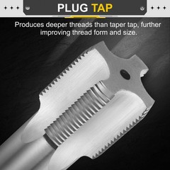 Hand Plug Tap 1″-1/2-12 UNF 2B Left Hand Thread Screw Tapping Threading Tool
