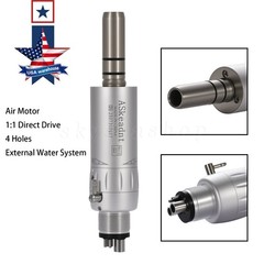 1-10 ASkeadnt Dental Slow Low Speed Handpiece Air Motor E-type 4Holes Micromotor