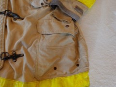 Vintage 1991 Body Guard Turnout Coat Fireman Jacket Lobster Clasp Reflective