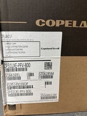 Emerson Copeland R410A Scroll Compressor ZP31LXE-PFV-800, 31,00 BTU, 1 Phase