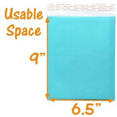 4×8, 6×10 Aqua Kraft Bubble Mailers, NEW Padded Shipping Mail Envelopes 4×7, 6×9