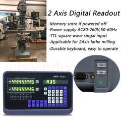 ToAuto Digital Readout 12″ & 36″ Linear Scale w/ DRO 2 Axis for Bridgeport Mill