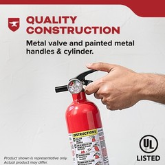 (2 Pack) Kidde Basic Residential Home Fire Extinguisher 1A10BC