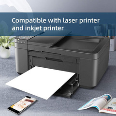 100 Sheets 200 Labels Half Sheet Self Adhesive Shipping Labels for Laser & Inkje