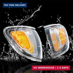 Silscvtt 1 Pair Front Turn Signal Lights Replacement for Toyota Tacoma 2001-2004