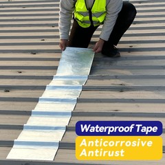 Waterproof tape, waterproof coiled material and self-adhesive roof sealant have