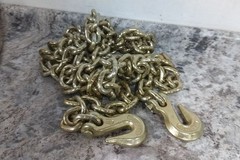 Peerless H3240-6220 1/2 In Trade Size 70 Grade 20 Ft L Straight Chain w/Hooks