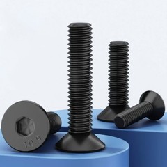 M2 M2.5 M3 M4 M5 M6-M12 High Tensile 10.9 Countersunk Screws Allen Socket Bolts