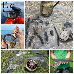 FINDMAG 1000 LBS Pulling Force Magnet Fishing Kit Fishing Magnets with Rope, Kit
