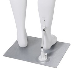 Male Mannequin Dress Form 73″ Adjustable Stand w/Base White Mannequin Full Body