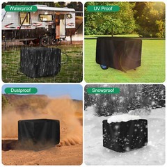 Outdoor Generator Covers Waterproof Heavy Duty Oxford Universal for 5000-10000W