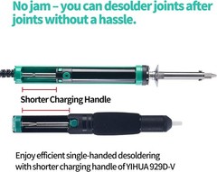 YIHUA 929D-V Electric Desoldering Soldering Iron Solder Sucker Desoldering Pump
