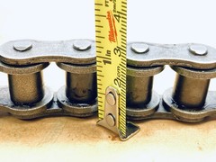 TSUBAKI RS60 Riveted Roller Chain 4′-10″ Single Strand 3/4″-Pitch #60