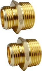 3/4″ GHT Male x 1″ NPT Male Connector, Brass Garden Hose Fitting, Adapter, Indus