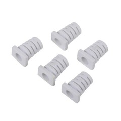 10pc 5.0mm Black Cable Gland Connector Rubber Strain Relief Cord Boot Protector