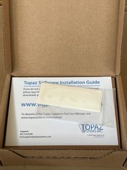 Topaz Systems LBK460 SignatureGem Signature Pad in Black T-LBK460-HSB-R