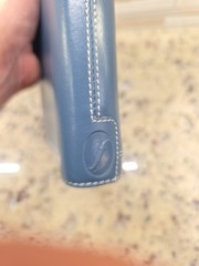 Filofax Holborn Personal Size Blue Deluxe Leather Ring Organizer / Planner