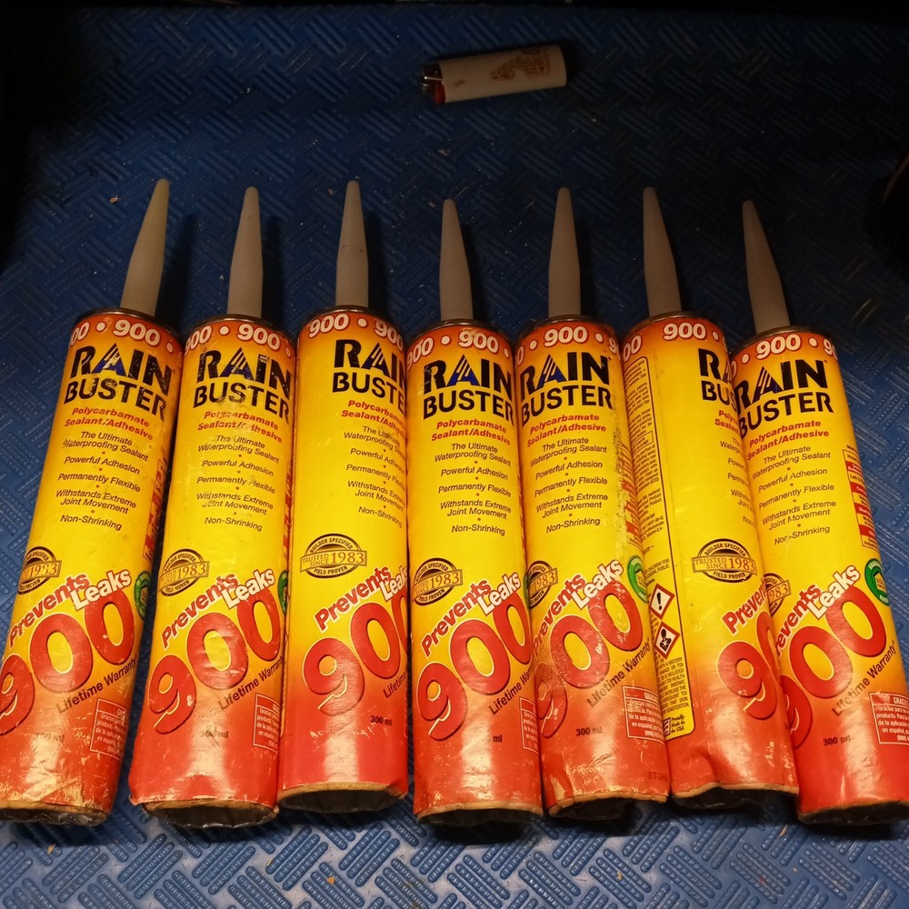 RAIN BUSTER – (900) HIGH PERFORMANCE POLYCARBAMATE (sealant/adhesive) (12PACK)