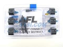 AFL FAST-LC-SM-6 FastConnect LC SM OS2 Fiber Optic Connector, 6-Pack ~STSI