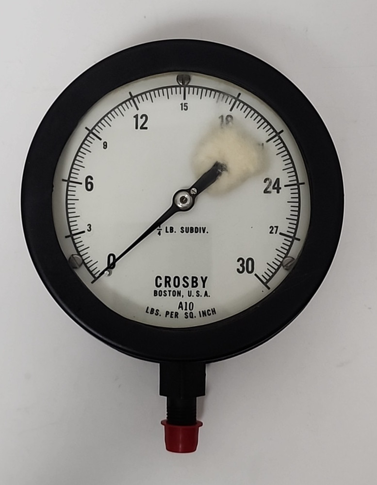 CROSBY A10 30PSI SIZE 4½” 1/4″ANPT LBM SPEC 10754 PRESSURE GAUGE [2WS3-7]