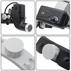 5W Dental Medical Headband LED Head Light Good Light Spot ENT Black US STOCK