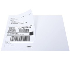 200-10000 8.5×5.5 Shipping Address Labels Half Sheet Self Adhesive for Laser ink
