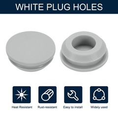 10pcs Hole Plug 9/16 Inch (13.9mm) Button Plugs Fit for 12-13mm Hole Grey