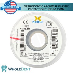 Orthodontic Dental Archwire Plastic Protection Tube Elastic Morelli Ø0.95mm Roll