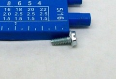 100/250/500 6-32 X 3/8 FT INDENTED SLOTTED HEX WASHER HEAD MACHINE SCREW ZINC NH