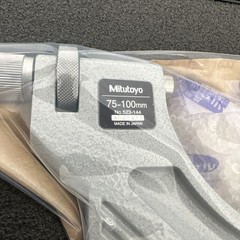 Mitutoyo High Precision Snap Meter Gauge Metric 75-100mm 523-144 New