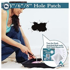 Wall Repair Patch Kit 4×4 6×6 8×8 Drywall Aluminum Mesh Holes Ceilings Self