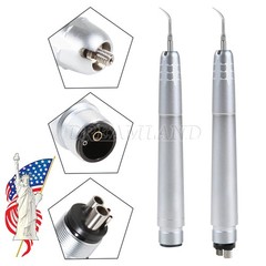 Ultrasonic Air Perio Scaler Handpiece Scaling 2 & 4 Holes & 3 Tips Dental
