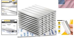Strong Neodymium Magnets, 100 Pack 2.36 x 0.39 x 0.12 Inch