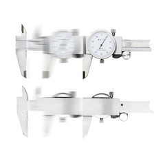0-6″ 4 Way Dial Caliper .001″ Shock Proof Imperial Carbon Steel