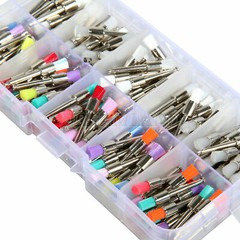 200Pcs/Box Dental Nylon Materials Closure Flat Polishing Prophylaxis Brushes USA